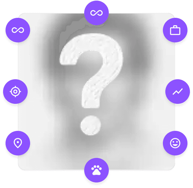 Soulmate silhouette preview with compatibility aspect badges